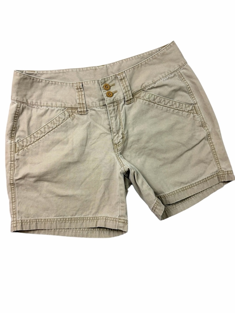 The North Face Double Button Low Rise 100% Cotton Khaki Chino Hiking Shorts (12)